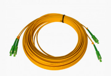 Duplex cable F.O. PRE-CONETORIZED MONOMOD IN INTERIOR LSFH DC "SC/APC" 25m