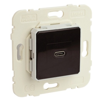 EFAPEL – 21398 USB-Ladegerät Typ C, Stromversorgung 30 W – 5603011647780