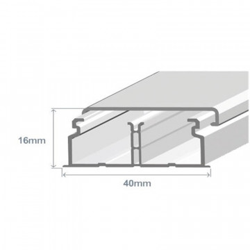 EFAPEL - 10060CBR CALHA 40X16 BRANCA - 5603011030407