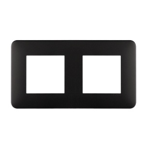 EFAPEL - 42920TPH Double Miroir Black Mate / Chromium - 5603011642716