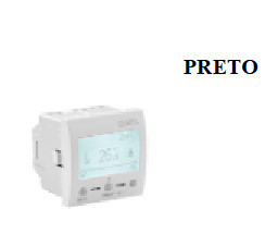 EFAPEL - 45236SPM TERMOSTATO MULTIFUNCIONAL - 2 MÓD PRETO MATE - 5603011634452