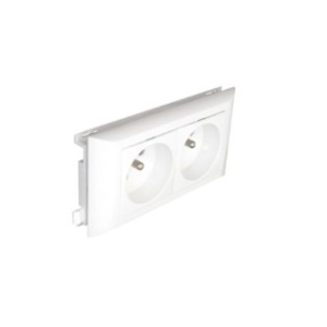 EFAPEL - 45274CBR Double Franc mit ORT L60 - 4 weißes Handy - 5603011566128