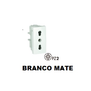 EFAPEL - 45421SBM ZÓCALO ITALIANO 10/16A C/OBTUR 1 MOD BR MATE - 5603011626174