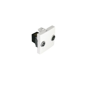 EFAPEL - 45564SPM R -TV POURCE - 2 MODULES BLACK MATE - 5603011616885