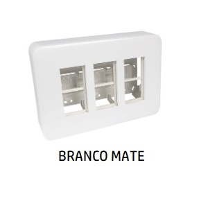 EFAPEL - 83412SBM POSTO DE TRABALHO SALIENTE 3X4MÓD BRANCO MATE - 5603011644406