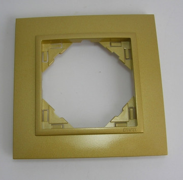 EFAPEL - 90910TUU ESPELHO SIMPLES DOURADO/DOURADO - 5603011607791