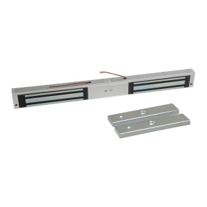 Elektromagnetischer Saugnapf – Für Doppeltüren – Haltekraft 280 kg pro Saugnapf – Fail Safe (NC) Öffnungsmodus – Aufputzmontage – LED, Statussensor und einstellbare Zeitverzögerung