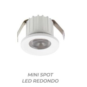 ESL4011CW - 100100200081 - MINI SPOT LED REDONDO 3W 4000K IP44