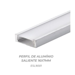 ESL9001 - 100101000001 - Profile for LED tape w/matte diffuser