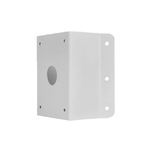 Esquina Support - For UNIVIEW Motorized Chambers - Apt for use abroad - Cable Passer - White Color