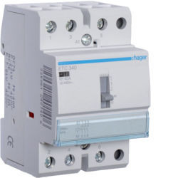ETC340 - Contactor día/noche 40A, 3NA, 230V 3M HAGER Ean:3250612401406