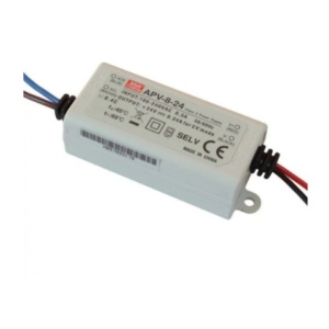 Fonte de Alimentação Mean Well 24Vdc 8W IP42 APV