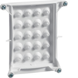FZ428 - Placa passa-cabos traseira IP44/IP54 HAGER EAN:3250612779284