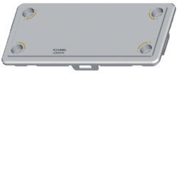 FZ468N - Placa passa-cabos lisa IP44/IP54 HAGER EAN:3250612764815
