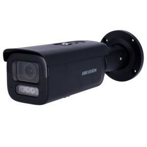 Hikvision – IP-Bullet-Kamera aus der PRO-Reihe – 8 Megapixel Auflösung (3840 x 2160) – motorisiertes Varifokalobjektiv 2,8–12 mm | Alarme – Hybridlichtreichweite 60 m | MD 2.0 - AcuSense | PoE+ | Audio | IP67, IK10 | MicroSD