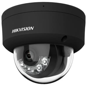 Hikvision – IP-Dome-Kamera aus der PRO-Reihe – 2 Megapixel Auflösung (1920 x 1080) – 2,8 mm Objektiv | Dual-Array-Mikrofon – Hybridlichtreichweite 30 m | PoE | MicroSD | IP67 – AcuSense | MD2.0 | Audio | Alarme | IP67 | IK10