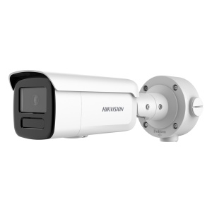 Hikvision cámara Bullet IP gama VALUE - Resolución 8 Megapíxel (3840x2160) - Lente 4 mm - IR alcance 90 m | Detección de movimiento 2.0 - AcuSense | Reconocimiento facial | Conteo - MicroSD | IP67 | PoE+