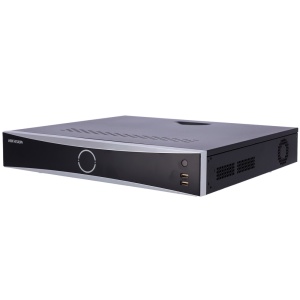 Hikvision - Gama PRO - Gravador NVR 32 CH IP - Resolução máxima 32Mpx : Alarmes : AcuSense - Largura de banda 384 Mbps | Suporta 4 discos rígidos - AcuSeek, pesquisa baseada em texto até 16CH