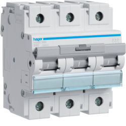 HMB380 - Disjuntor 3P 80A B 15kA 4,5M HAGER EAN:3250613230074