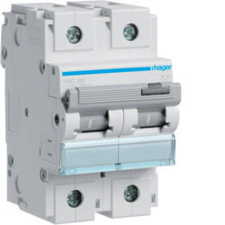 HMC290 - Disjuntor 2P 100A C 15kA 3M HAGER EAN:3250613230173