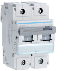 HMF280 - Disjuntor 2P 80A C 10kA 3M HAGER EAN:3250613231002