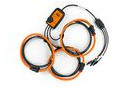 HTFLEX3003 - HP0X3003 - Conjunto de 3 braçadeiras flexíveis 0 ÷ 300 - 0 ÷ 3000 A AC - Ø 174 mm - com driver externo HT ITALIA