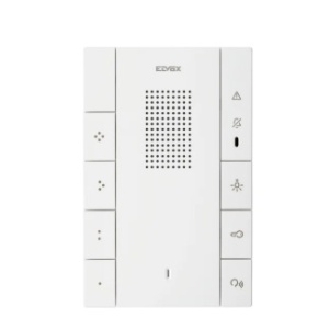 Interphone Voxie 2F + 7 boutons blancs - 40547