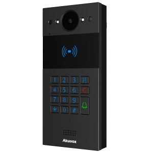IP Video enquêtes - 2 MPX Chamber | Audio bidirectionnel - Ouverture avec carte en / mf, NFC et PIN | 2 Relais - Codes temporaires | Poe, standard SIP - Cloud de maintenance - Connexion du moniteur et plaques via le cloud
