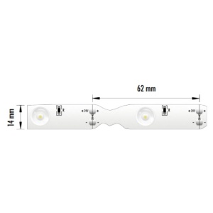LED TAPE EPRO S LENS 16W 24V 11000K IP44 5MT