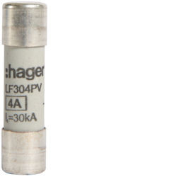 LF304PV - Photovoltaic fuse 10x38 1000V DC 4A HAGER EAN: 3250614061523