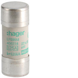 LF599m - Fuse 22x58 AM 125A 400V HAGER EAN: 3250614062346
