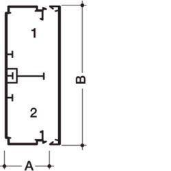 LFF4011009010 - Calha LFF 40x110; 2 agrafos/m HAGER EAN:4012740852616