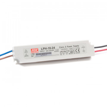 LPH 201176.218 - Mean Well 24vdc 18W IP67 1un Food Source