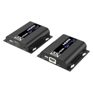 Matriz de sinal HDMI IP - Permite NxM - Resolução 4K - Inclui 1 transmissor e 1 recetor