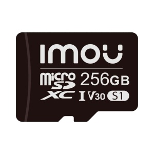 Micro SD Clase Memory Tarjeta 10 256GB - Compatible for Vigilance Camaras - CLASE 10 / V30 - Use en interiors - Plastic Material - Easy Installation
