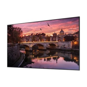 Monitor digital signage 86" 4K - Sinalética digital local USB - Sinalética cloud VisionInfo (opcional) - Funcionamento 24/7 - Android 9