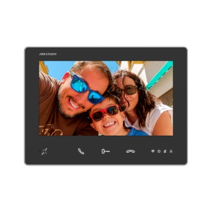 Monitor para videoporteiro - Visor TFT de 7" - Áudio bidirecional e BIM | LEDs de estado - 2 Linhas HD - Ranhura para cartão microSD até 128 GB - Montagem na superfície