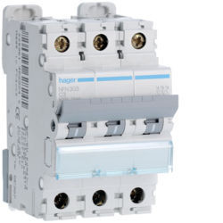 NFN303 - Criador 3P 3A C 6/10kA 3M HAGER Ean:3250614628245