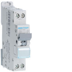 NGT720 - Disjuntor 1P+N 20A D 6/10kA 1M HAGER EAN:3250614630828