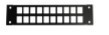 ODMCA2UKP - VIDE 10 "Regua pour 22 RJ45 Keystone Omnium Electric