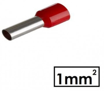 OFIS11R - Simple tip isolated 1 mm2 red (100 un) omnium electric
