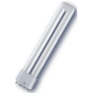 OSRAM - 4050300010724 - Lâmpada fluorescente tipo PL 2G11 4 pinos 18W/840 (branco neutro)