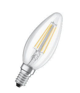 OSRAM LEDVANCE - 4058075439139 - Bombilla LED PARATHOM CL B 60 Filmear CLARA 827 E14 6 W 806