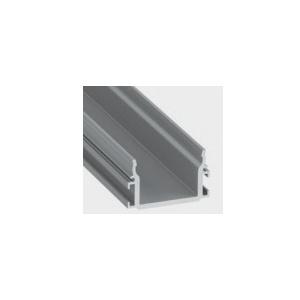 Perfil alum. P/Pavim. 41,9x25,9x2000mm Anodizado STRADA M1