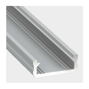Perfil LED Linha Basic Sali. 16x6.3x3000mm Anodizado TIPO D