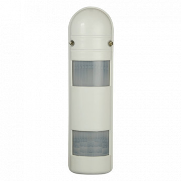 PIR Detector - Integrated Ajax Transmitter - Microwave and Double Curtain Type - Detection Range 9 m - AntiMasking Technology - Open Space Range 1200 m - Outdoor Use