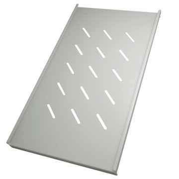 Plateau de rack - taille maximale 280 mm x 500 mm - Fixations latérales - Grille de ventilation - Matériel métallique