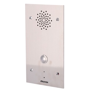 Portero automático IP antivandálico IK10. Audio bidireccional. 2 relés | PoE, estándar SIP. Intercomunicador de emergencia. Mantenimiento en la nube. Conexión de monitor y panel vía nube.