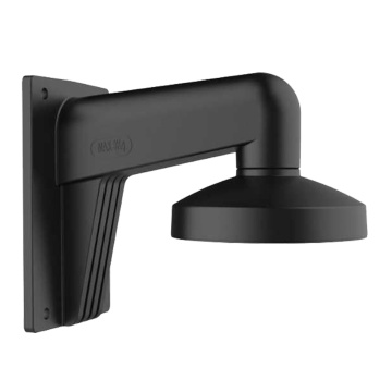 Prise en charge du mur - Boîte de connexion - APT pour une utilisation à l'étranger - Couleur noire - Hiwatch Hikvision - Câble câble