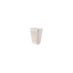 PURE LAUNDRY HAMPER 55L-OASWHT-STD